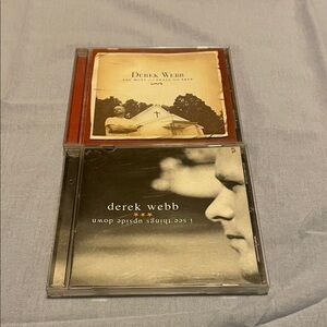 Derek Webb CDs from 2003 and 2004.